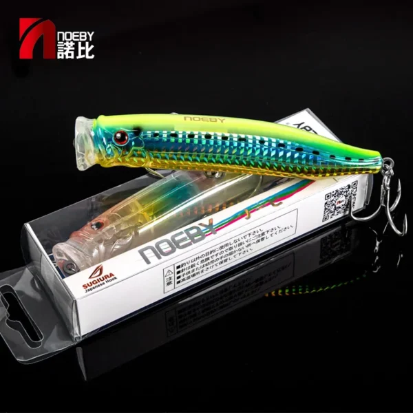 Noeby Feed Popper Spinning Fishing Lure Topwater 100mm20g 120mm29g 150mm55g Artificial Hard Bait for Pike Tuna Fishing Lures - Image 6