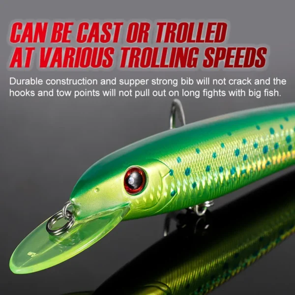NOEBY Minnow Trolling Fishing Lures - 180mm, 48g Deep Diver - Image 4