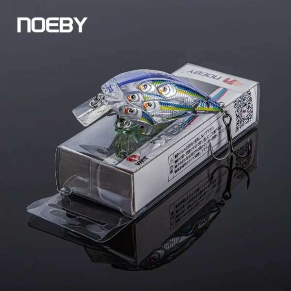 NOEBY Crankbait Fishing Lures 60mm 12.5g Sound Floating Wobblers Jerkbait Artificial Hard Bait for Bass Trout Carp Fishing Lure - Image 6