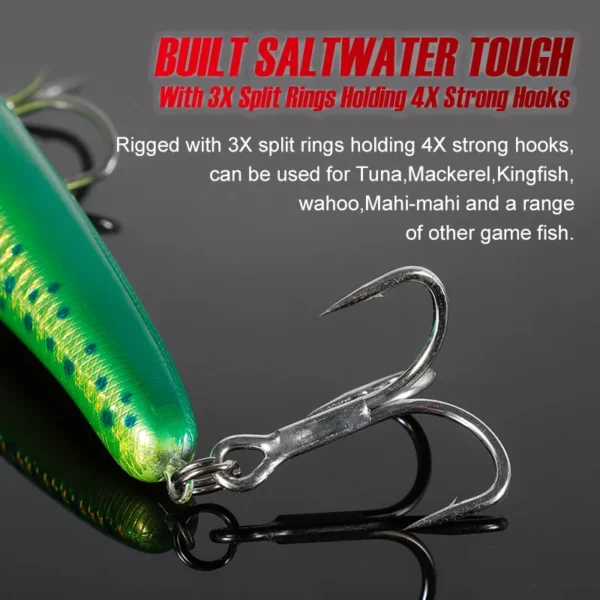 NOEBY Minnow Trolling Fishing Lures - 180mm, 48g Deep Diver - Image 5