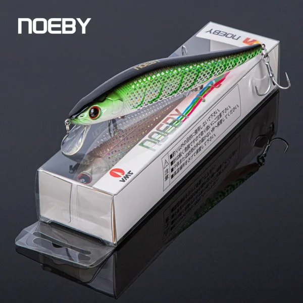 NOEBY Fishing Lure Wobbler Floating Minnow Jerkbait 125mm 23g Long Casting Wobblers Artificial Bait for Pike Bass Fishing Lure - Image 6
