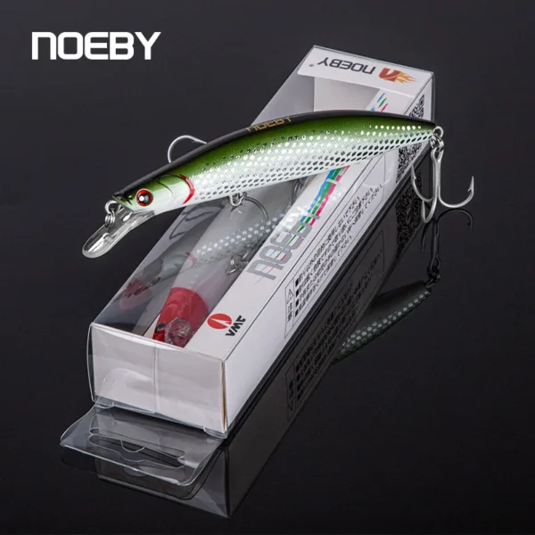 Noeby Fishing Lure Suspending Minnow 12cm 22g 24g 13cm 28g 30g Wobbler Floating Artificial Hard Bait for Bass Pike Fishing Lure - Image 6