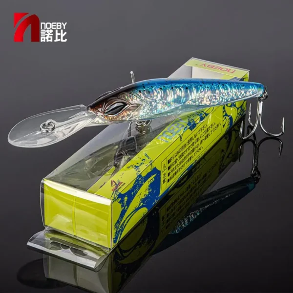 Noeby Trolling Minnow Fishing Lure 18cm 90g Sinking Big Game Wobblers Artificial Hard Bait Salterwater GT Tuna Fishing Lures - Image 6