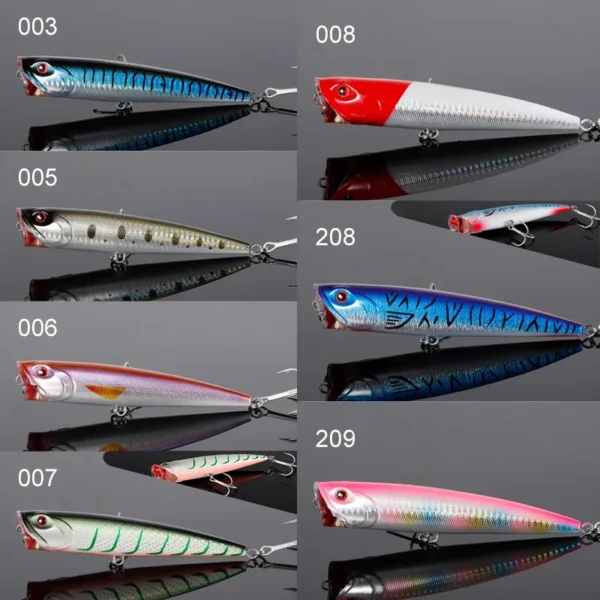 NOEBY Popper Fishing Lures 140mm 40g Topwater Dorado Popper Wobblers Hard Bait Floating Baits Sea Bass Pike Fishing Lure - Image 3