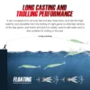NOEBY Trolling Fishing Lure 130mm33g 185mm60g 225mm76g Metal Lip Deep Diving Minnow Artificial Hard Bait for Sea Fishing Lures - Image 4