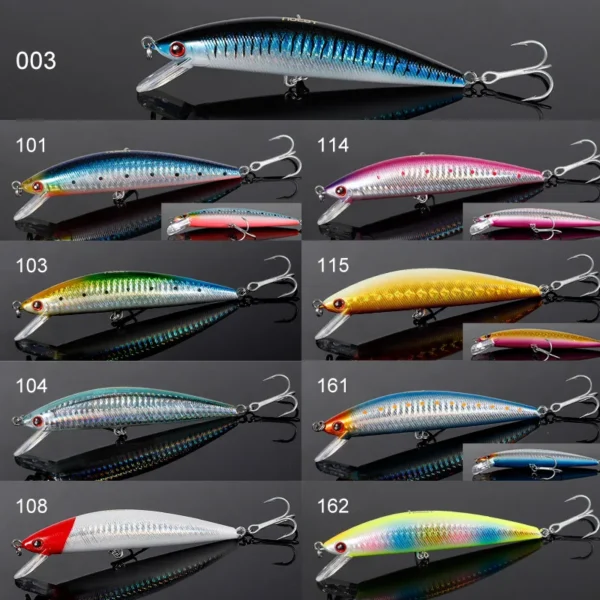 Noeby Minnow Fishing Lure 120mm 44g Sinking Shore Casting Wobbler Artificial Hard Bait Boat Flatfish Sea Fishing Lures Tackle - Image 3