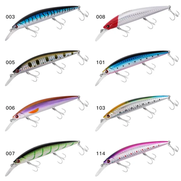 NOEBY Sinking Minnow Fishing Lures 110mm 32g Wobblers Jerkbait Artificial Hard Bait Sea Bass Saltwater Tackle Fishing Lure - Image 3